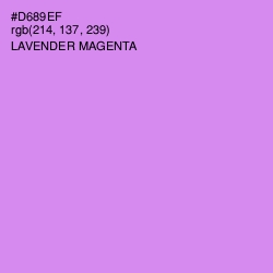 #D689EF - Lavender Magenta Color Image